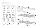 Metall-Etagenbett DIN EN 747