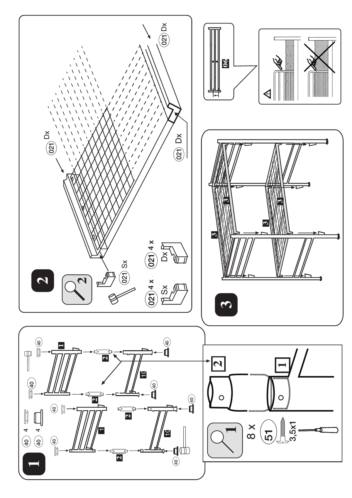Metall-Etagenbett DIN EN 747
