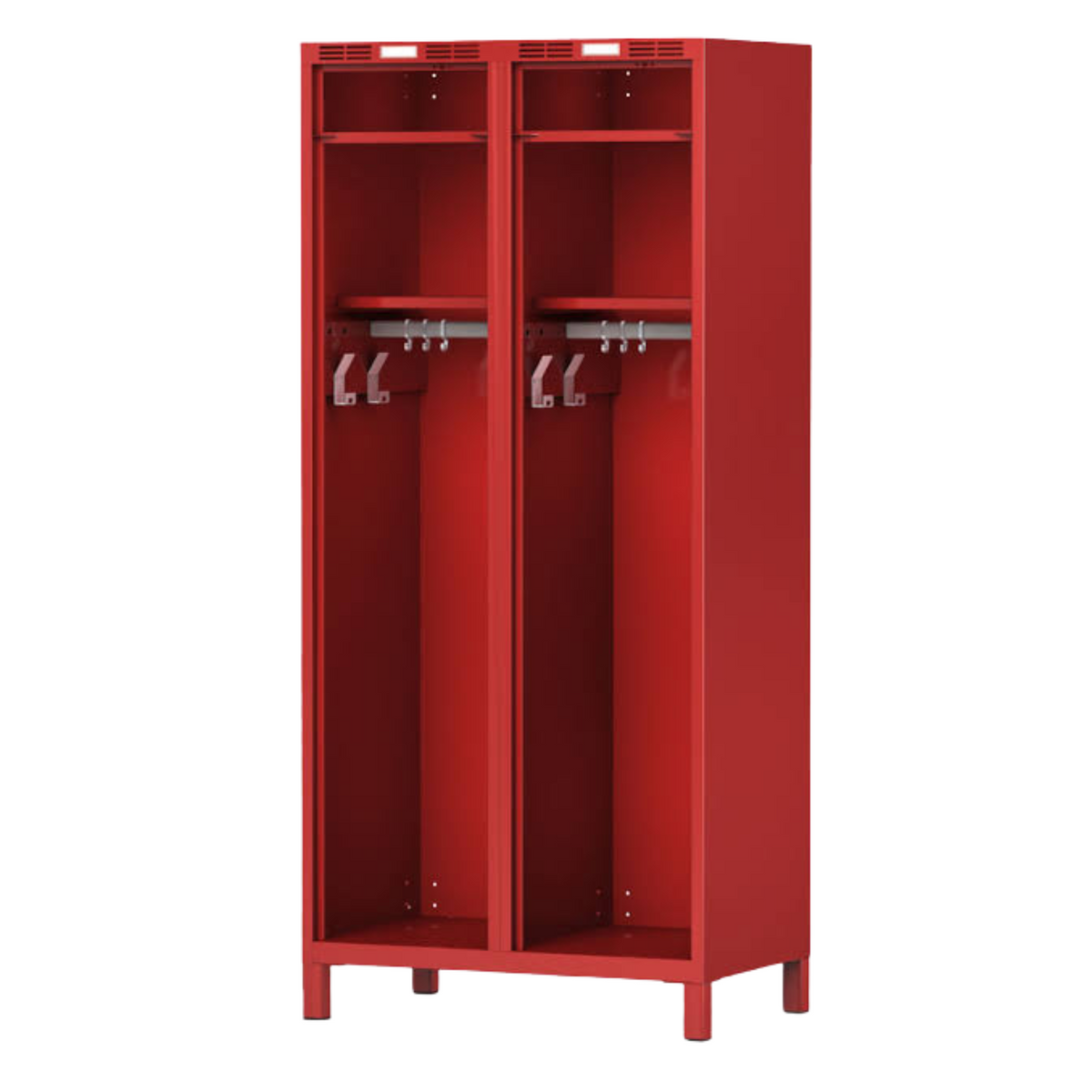 Feuerwehrschrank mit 2 Abteilen
