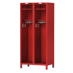 Feuerwehrschrank mit 2 Abteilen