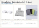 Komplettes Bettwäsche-Set (5-tlg.)